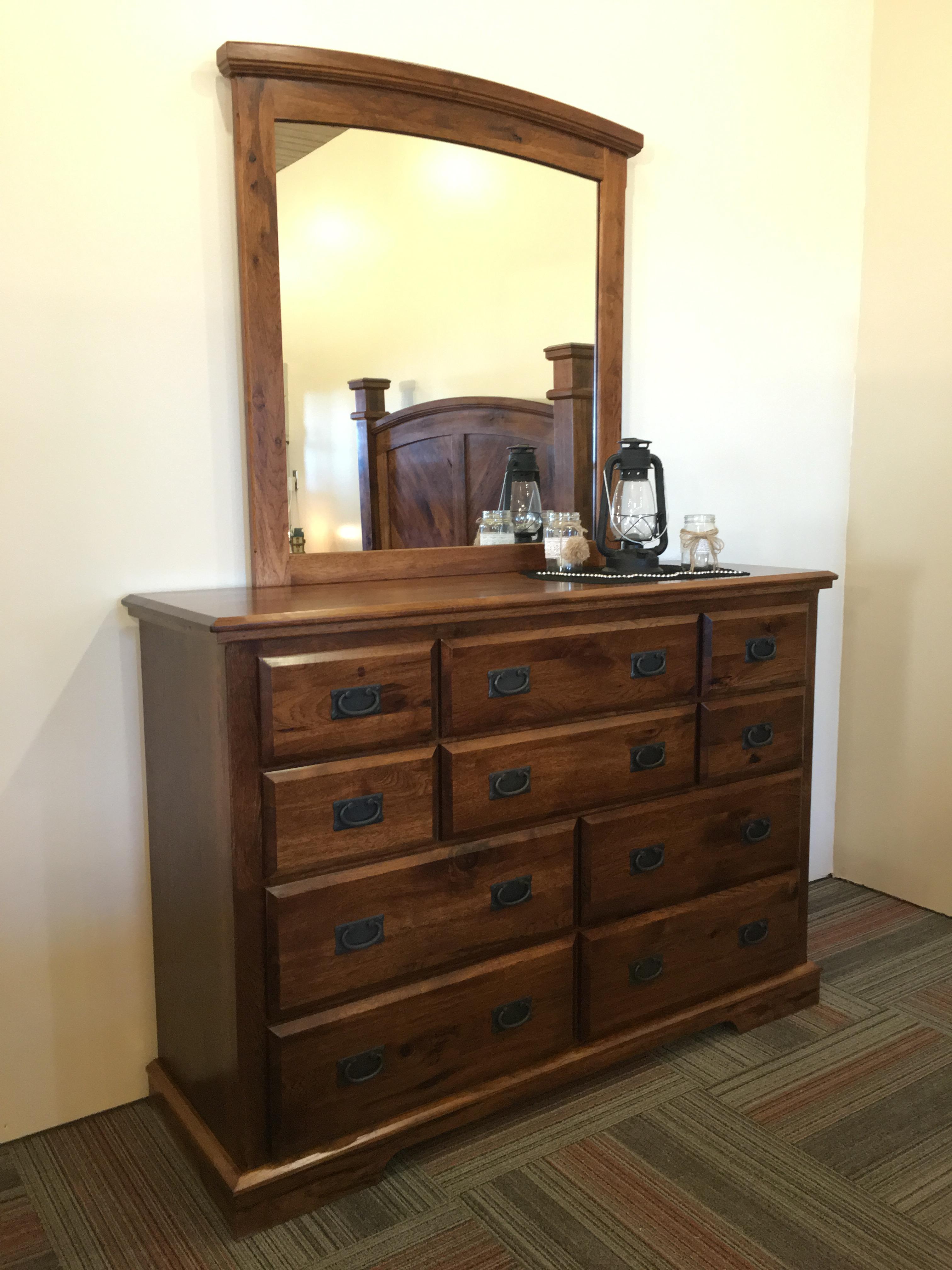 Derksen Rustic Hickory Bedroom Suite Wheatstate Wood Design