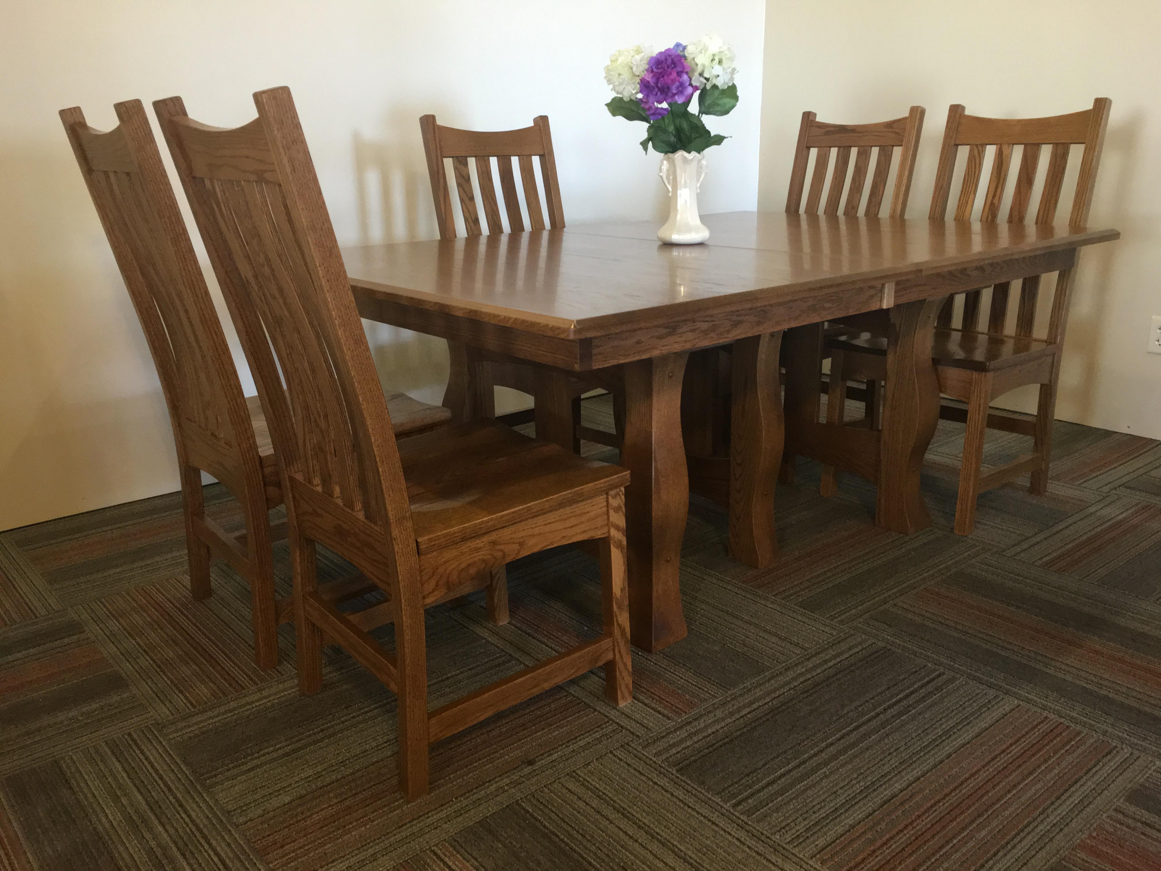 Red Oak Reno Extension Table Wheatstate Wood Design