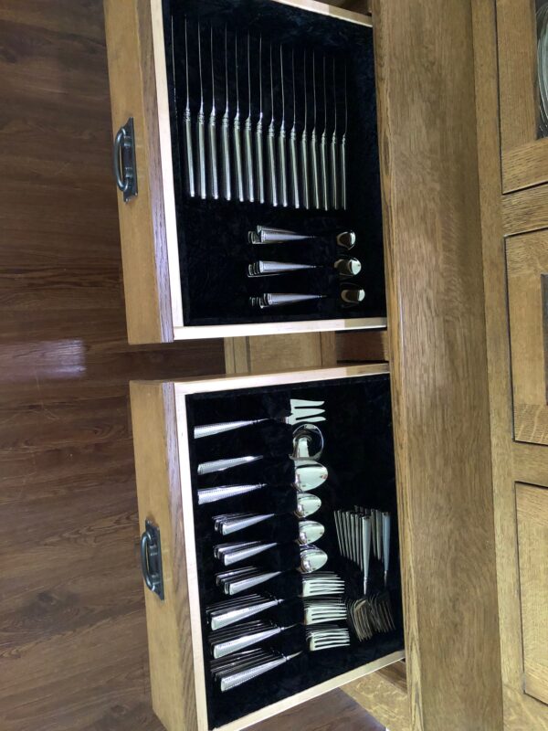 Lined Silverware Drawer