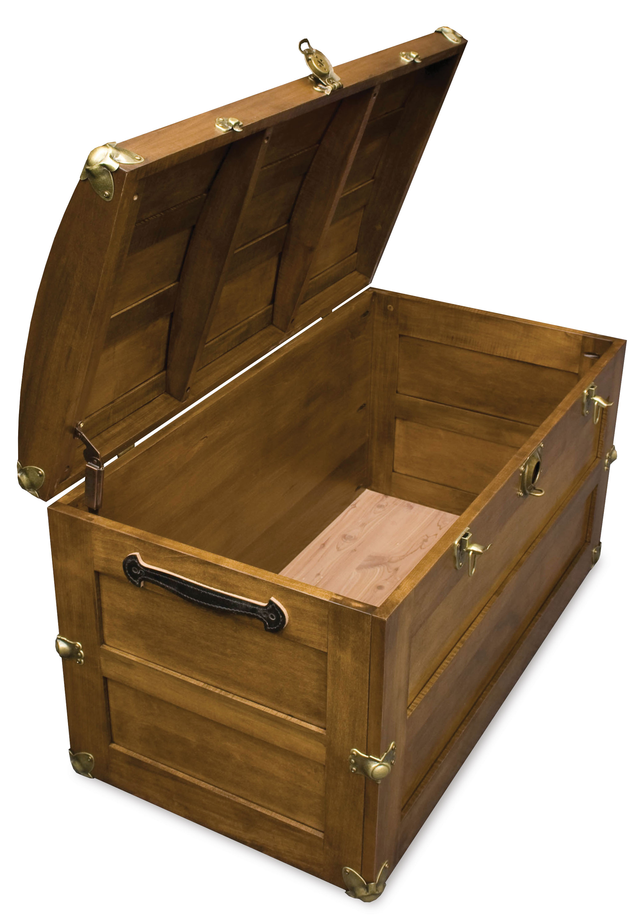 Trunk with Rounded Lid Wheatstate Wood Design