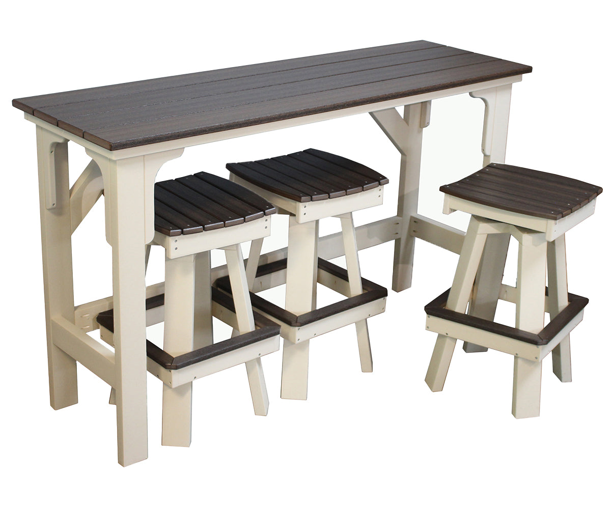 Poly Buffet Table With Stools
