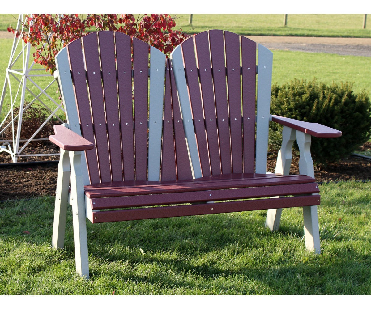 4' Classic Poly Love Seat