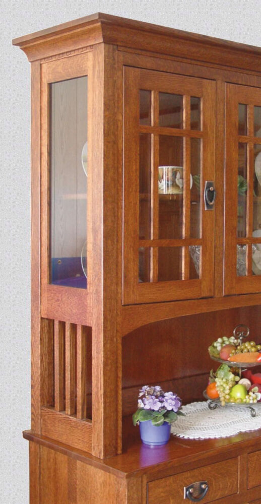 Open Mission China Hutch Wheatstate Wood Design