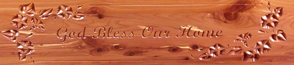 Cedar Chest, inset-God bless