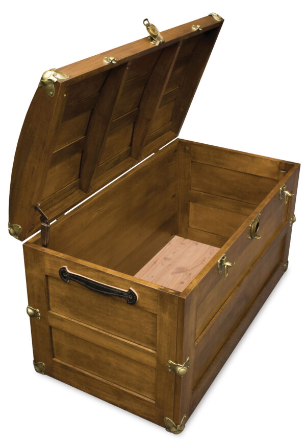 Trunk with Rounded Lid (AJW71338RL) - Open