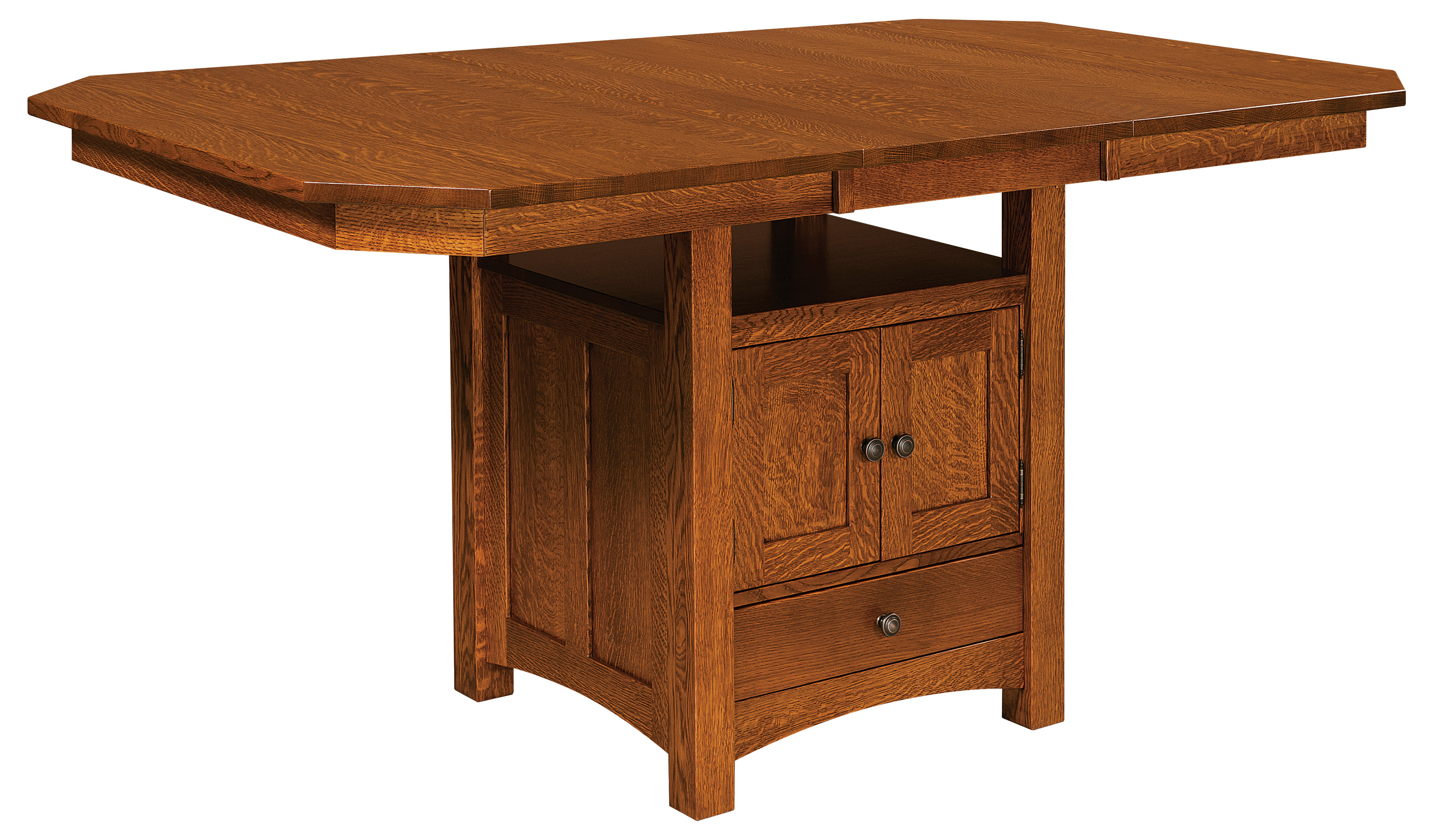 long kitchen cabinet table