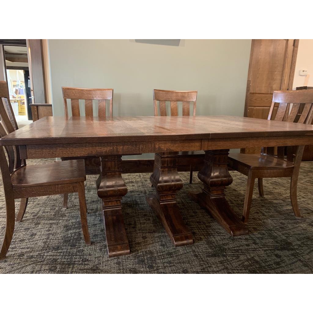 Liberty Bell Table w/ rough-sawn top