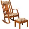 014 Oakland Supreme Panel Rocker & 019 Oakland Footstool